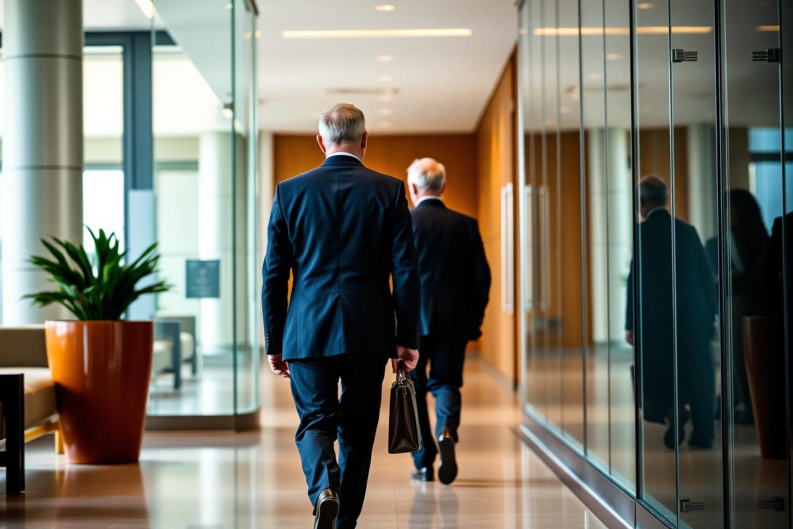 Senior executives in a corporate setting